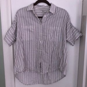 Madewell Courier Shirt striped small